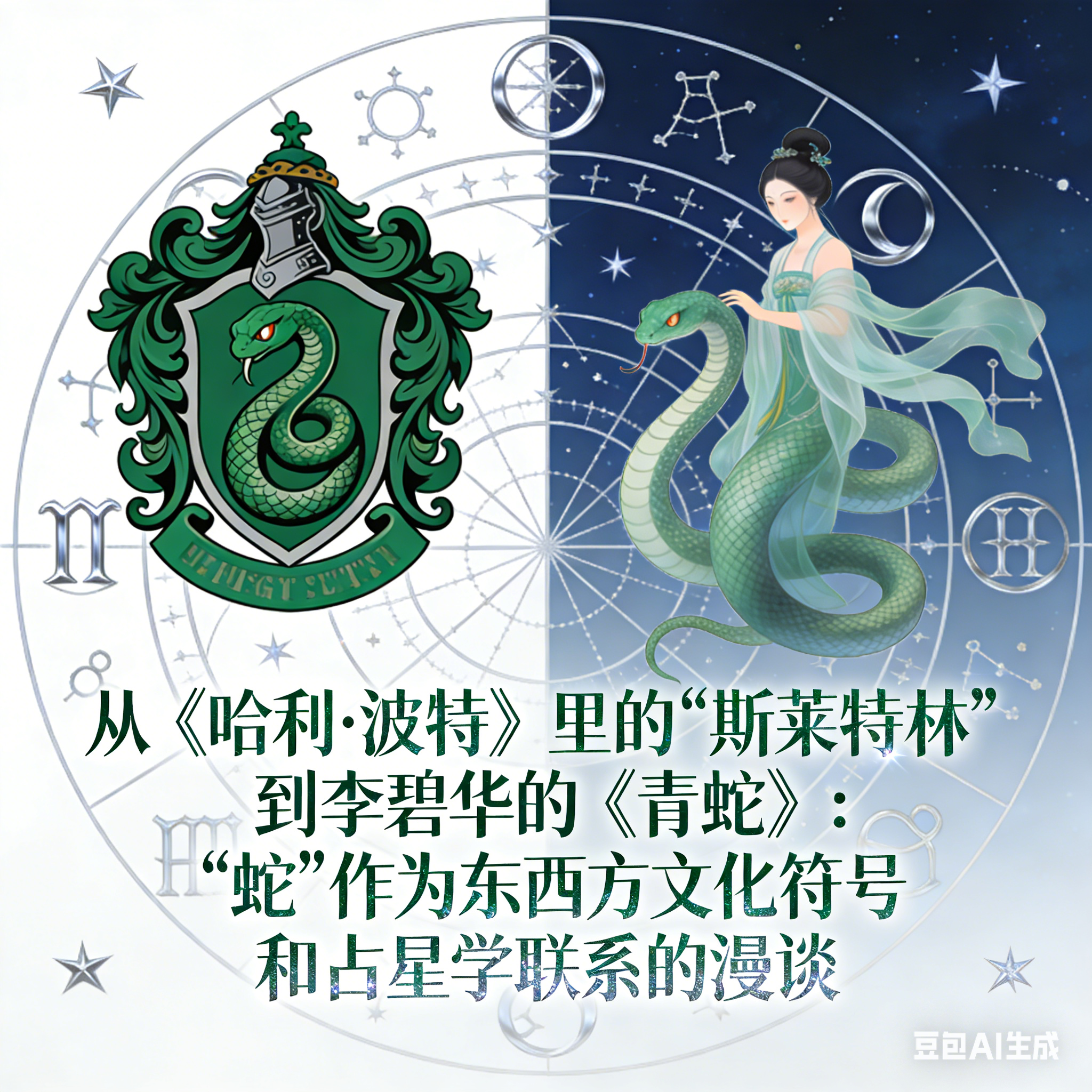 E23 从《哈利·波特》里的“斯莱特林”到李碧华的《青蛇》：“蛇”作为东西方文化符号和占星学联系的漫谈