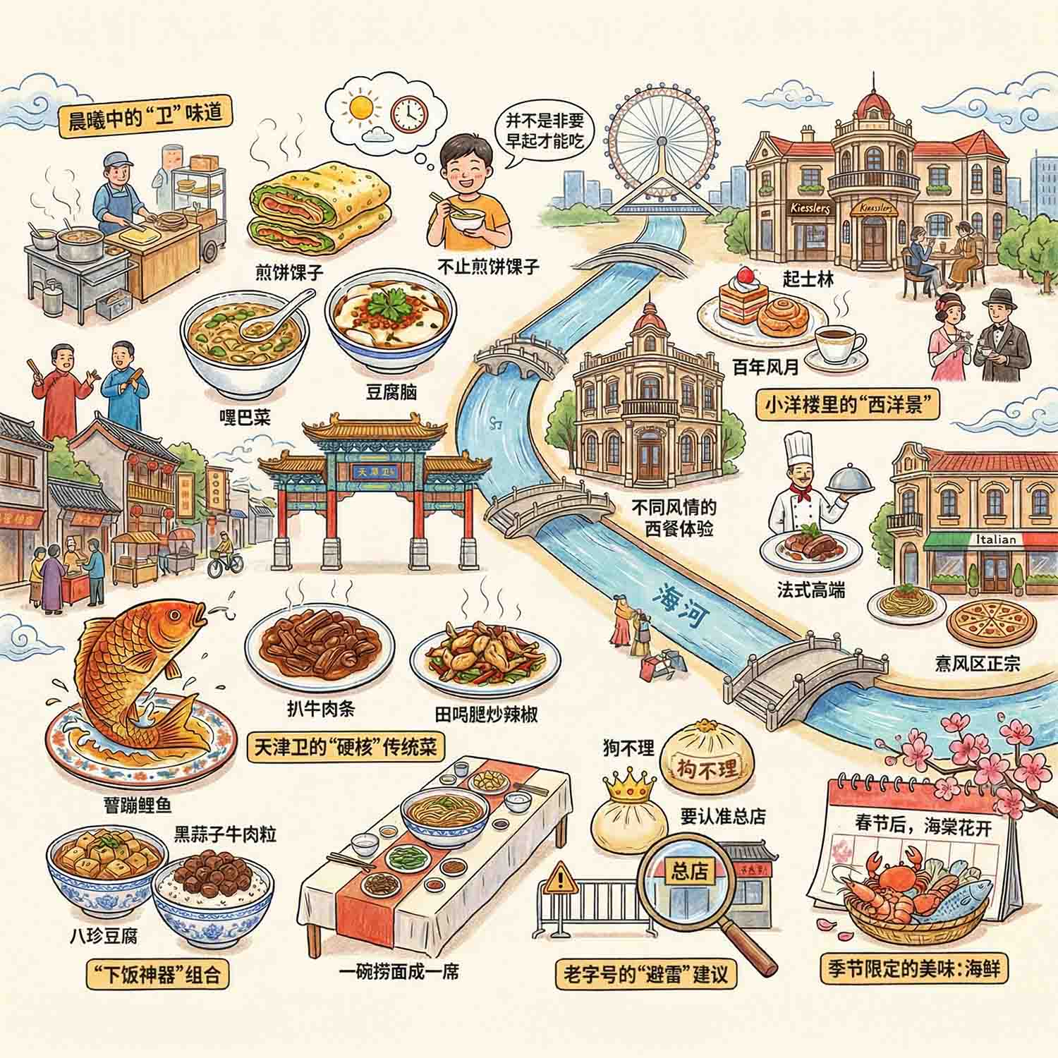 哏都天津丨春节来天津别踩雷！这里有份本地人私藏的美食清单